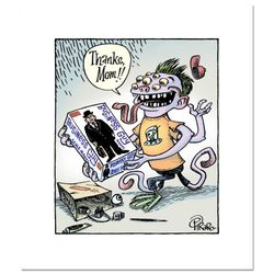 Bizarro, "Business Model" Numbered Limited Edition Hand Signed by Creator Dan Piraro; Letter of Authenticity.