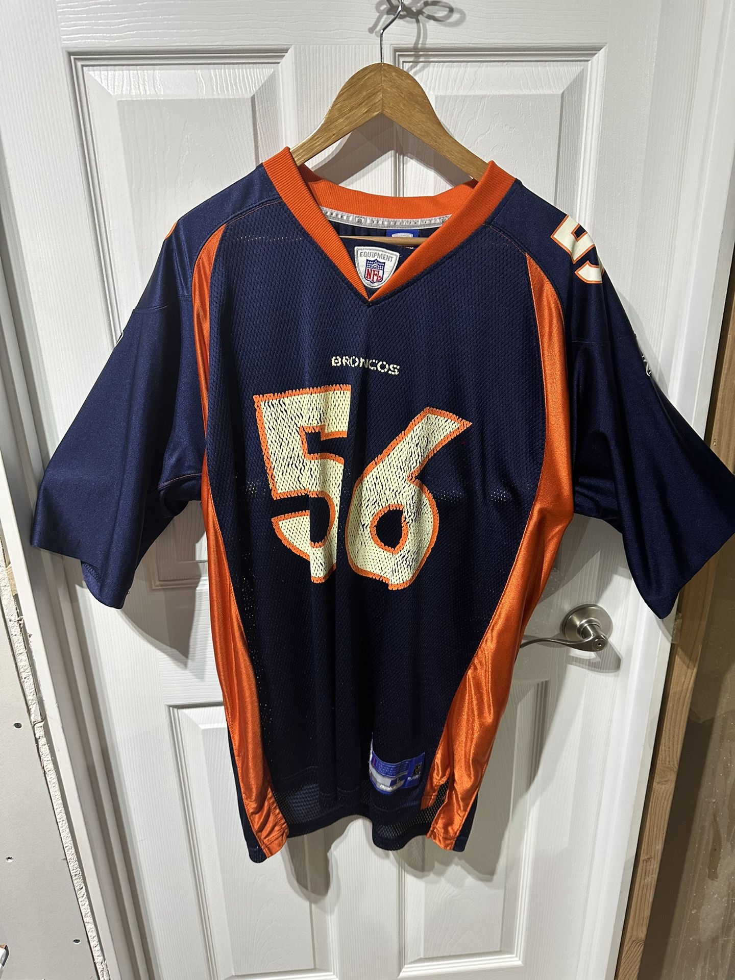 “LARGE” Vintage Football Jersey Denver Broncos #56 “Al Wilson”