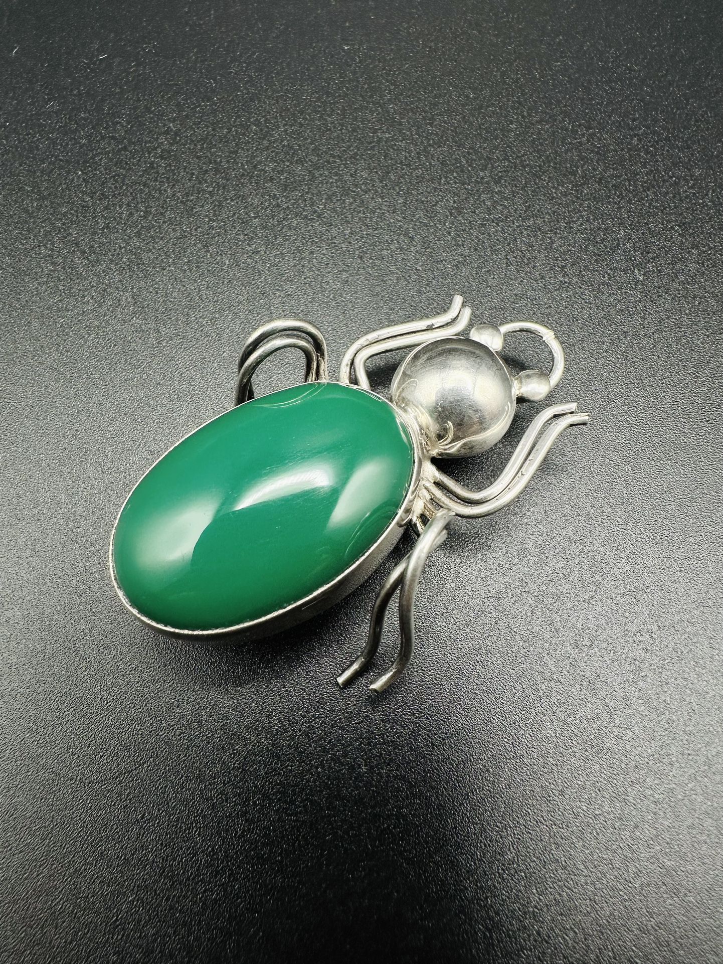 VTG Taxco Mexican Sterling Silver 925 Spider Beetle Lady Bug Pin Insect Brooch