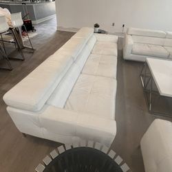 Large White Couch