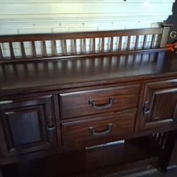 Full Cherry Wood  Livingroom Antique Bar / CT 