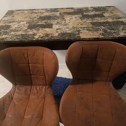 $150  FOR BOTH...TABLE AND STOOLS