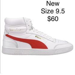 PUMA Ralph Sampson Mid Lace Up Sneakers Size 9.5