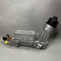 Aluminum Engine Oil Filter Housing With Oil Cooler For 926-876 For 11-16 Jeep Dodge Chrysler