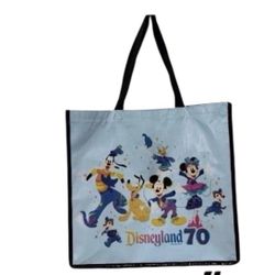 2025 Disneyland 70th Anniversary Reusable Tote Bag Mickey Medium Size