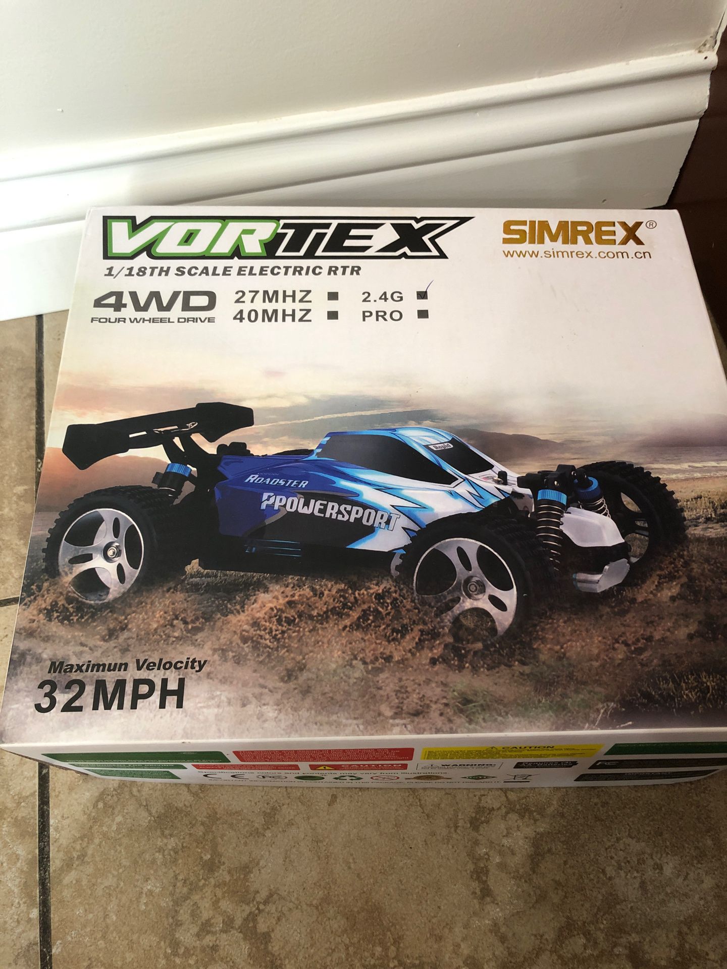 Vortex 4wd high speed rc buggy