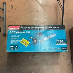 Makita XCU04CM 36V (18V X2) LXT® Brushless 16″ Chain Saw Kit