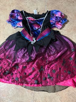 Girls Witch Halloween Costume Dress