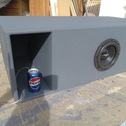 Four SKAR Subwoofers In Custom Ported Enclosure- See Pictures 