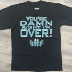 RARE WrestleMania WWF WWE 2000 DX HHH Triple H GAME OVER!?  shirt SIZE MEDIUM. 
As is 

Awesome piece that can be worn or framed for display 
