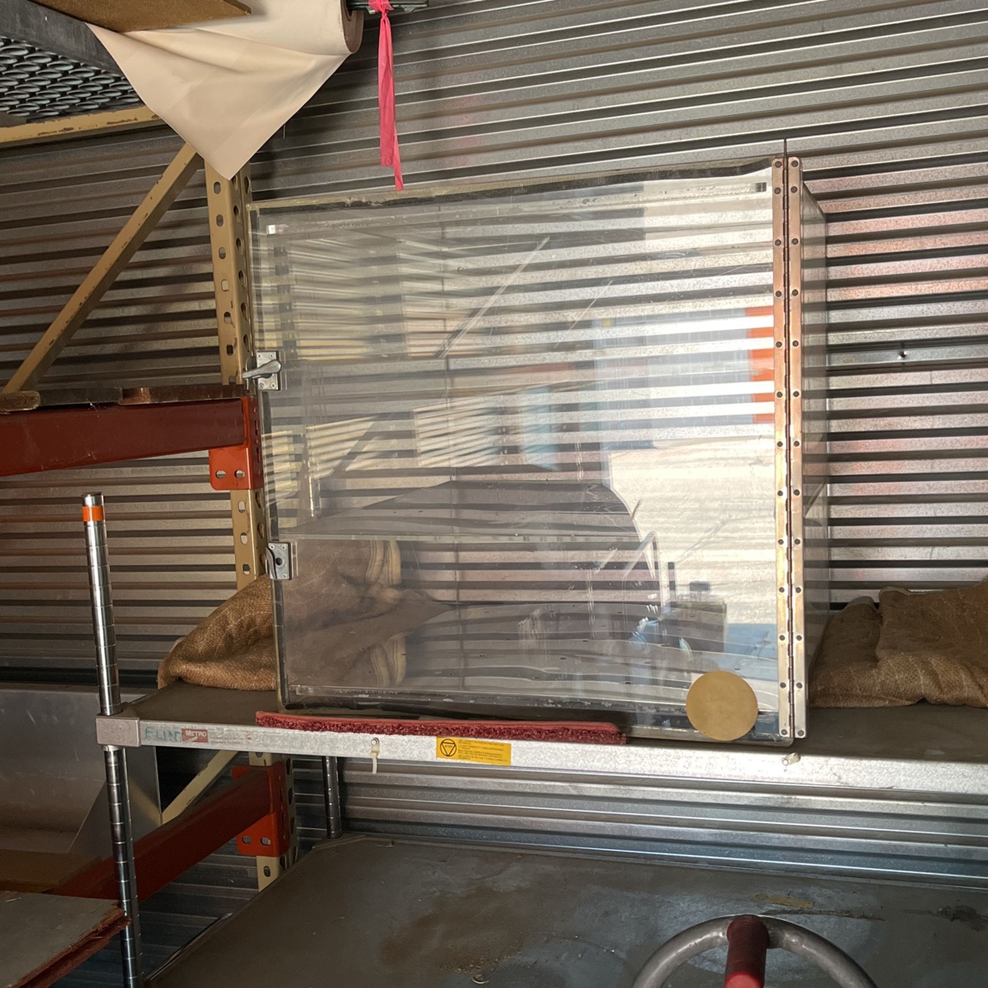 Plexiglass Box W A Shelf