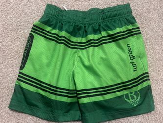 Baseball Lifestyle B101 Youth Large Turf Green Crayon Shorts