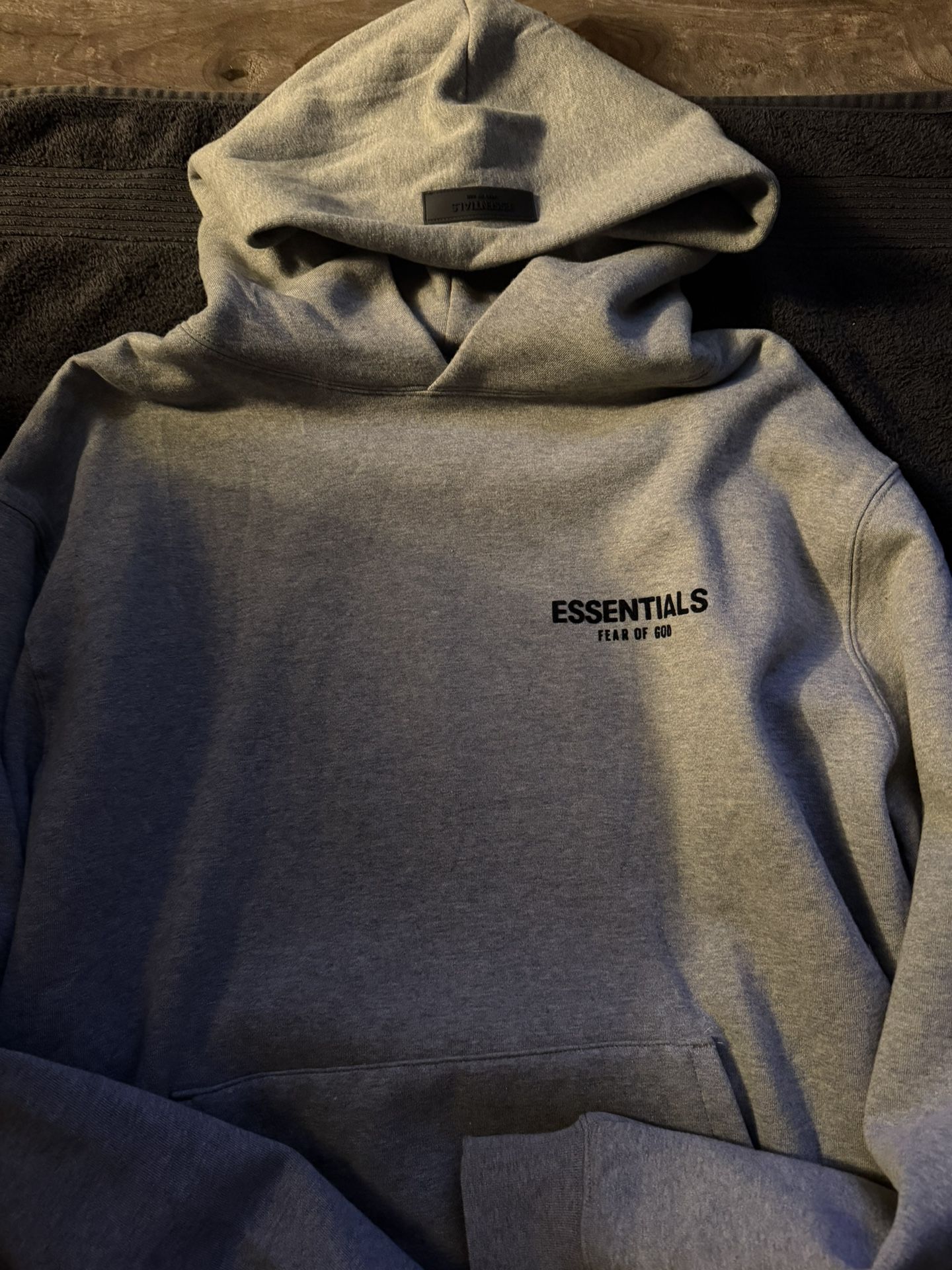 Fear of God Essentials Hoodie 'Light Oatmeal'