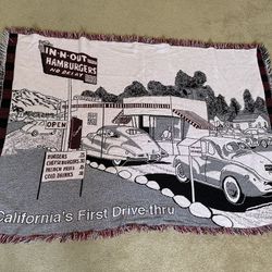 Limited Edition In N Out Burger Blanket 