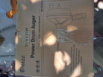 Power drum auger