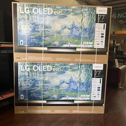 77 INCH LG OLED C2 EVO SMART 4k TVS AI THIN Q BRAND NEW SEALED TV 