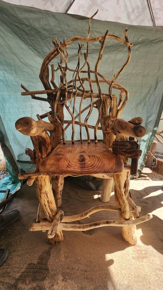 Handmade Wood Chair - Craftsman Woodworking