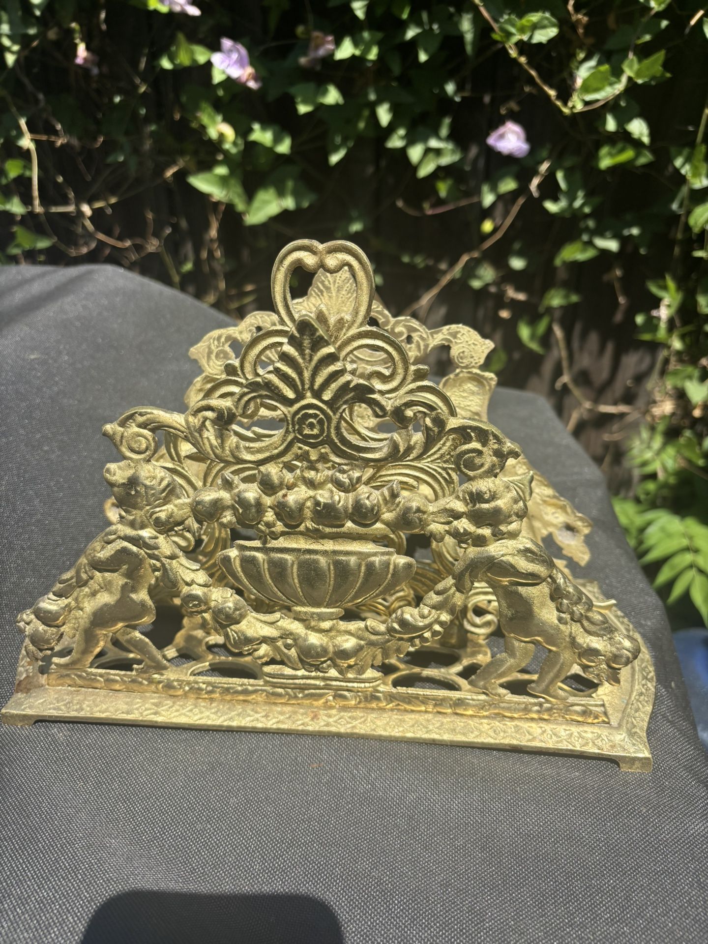 Victorian era Brass Letter Holder