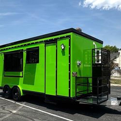 2025 Nurman Food Truck Trailer 8x20 Green