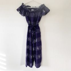 Anthropologie Corey Lynn Calter Aziza Off-The-Shoulder Jumpsuit