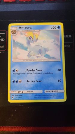 Pokemon Card - Amaura Card - 27/131 - New Card - Nintendo toy game card tcg kids xmas
