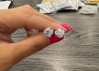 Silver Stud Earrings