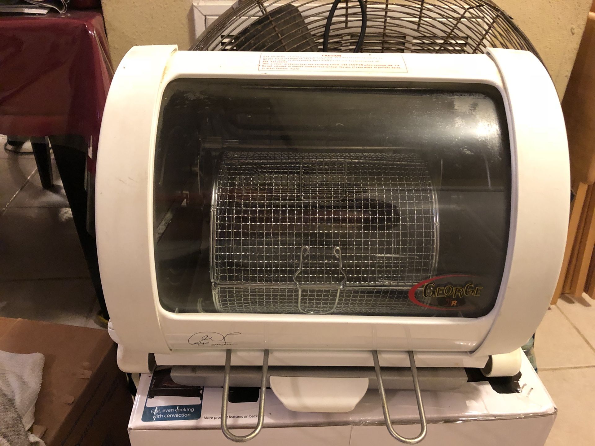 George Foreman George Jr. rotisserie