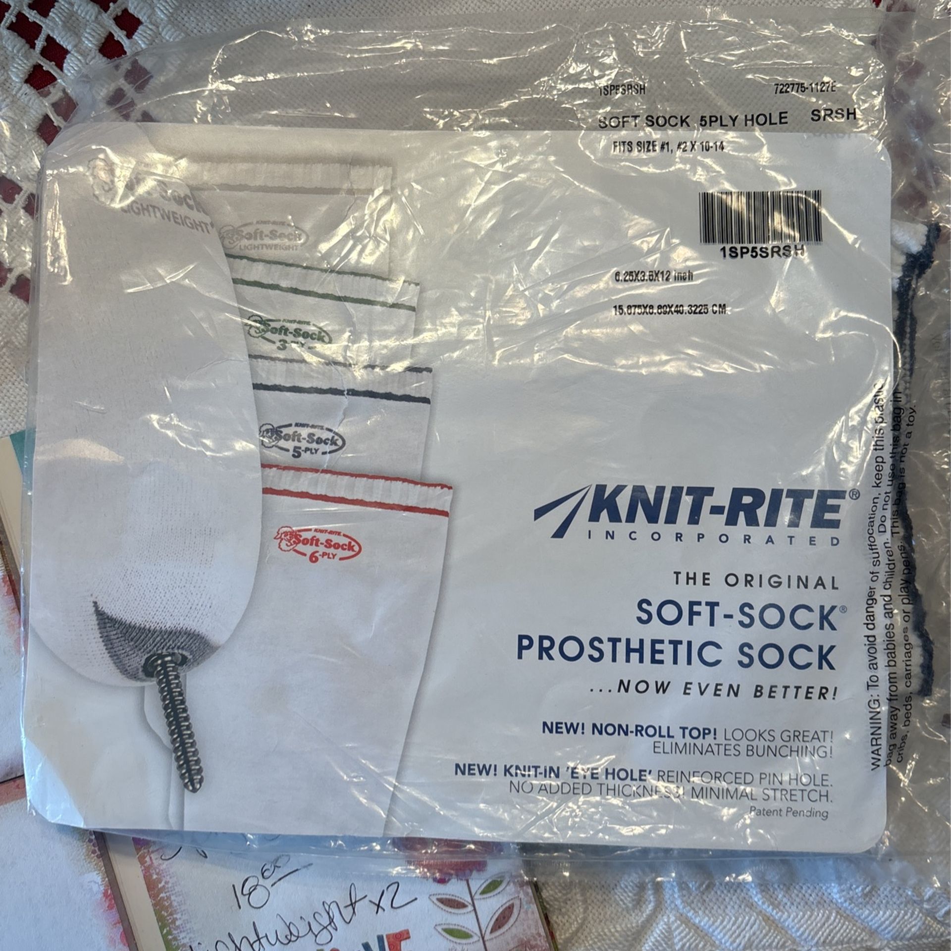 Knit-Rite Soft Sock 5 Ply Hole