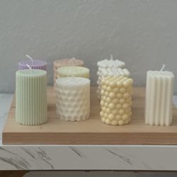 Handmade Candles,unscented 