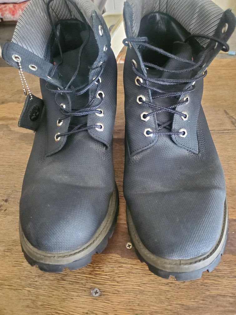 Brand New Men's Black Work Boots 👢 Made By Timberland Size 14
