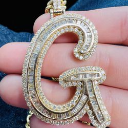 Gold Diamond Pendant