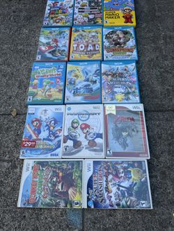 Wii/ Wii u games