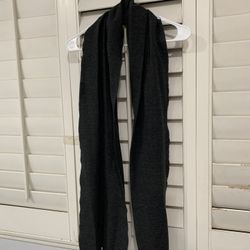 Dark Gray/ Black Scarf