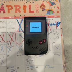Gameboy DMG Backlit IPS Mod with glass screen cover