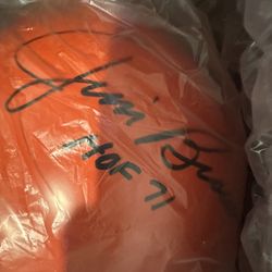 Jim Brown Signed And Inscribed Full Size Helmet with Steiner COA!!