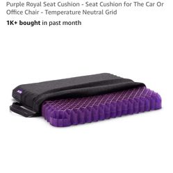 Purple Royal Seat Cushion 