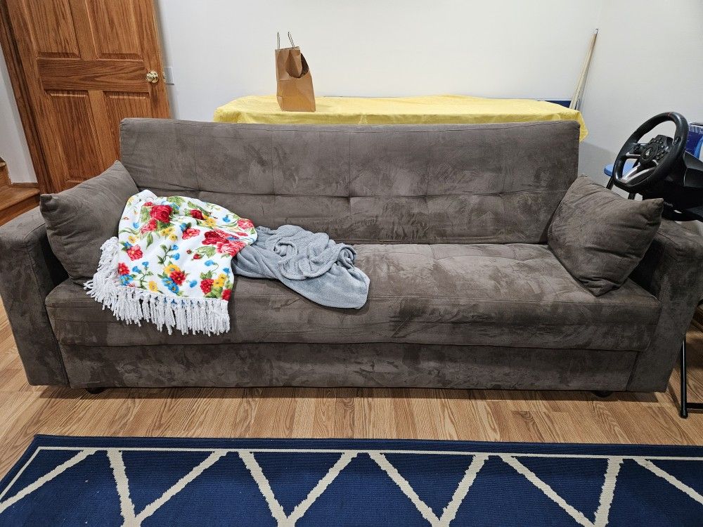 Futon/Sleeper Bed Sofa With Storage