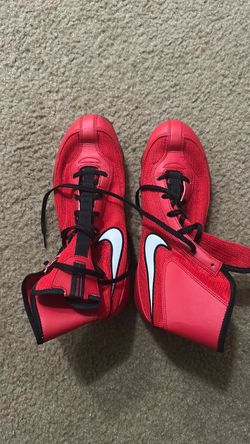 Red Nike Boxing Shoes 10