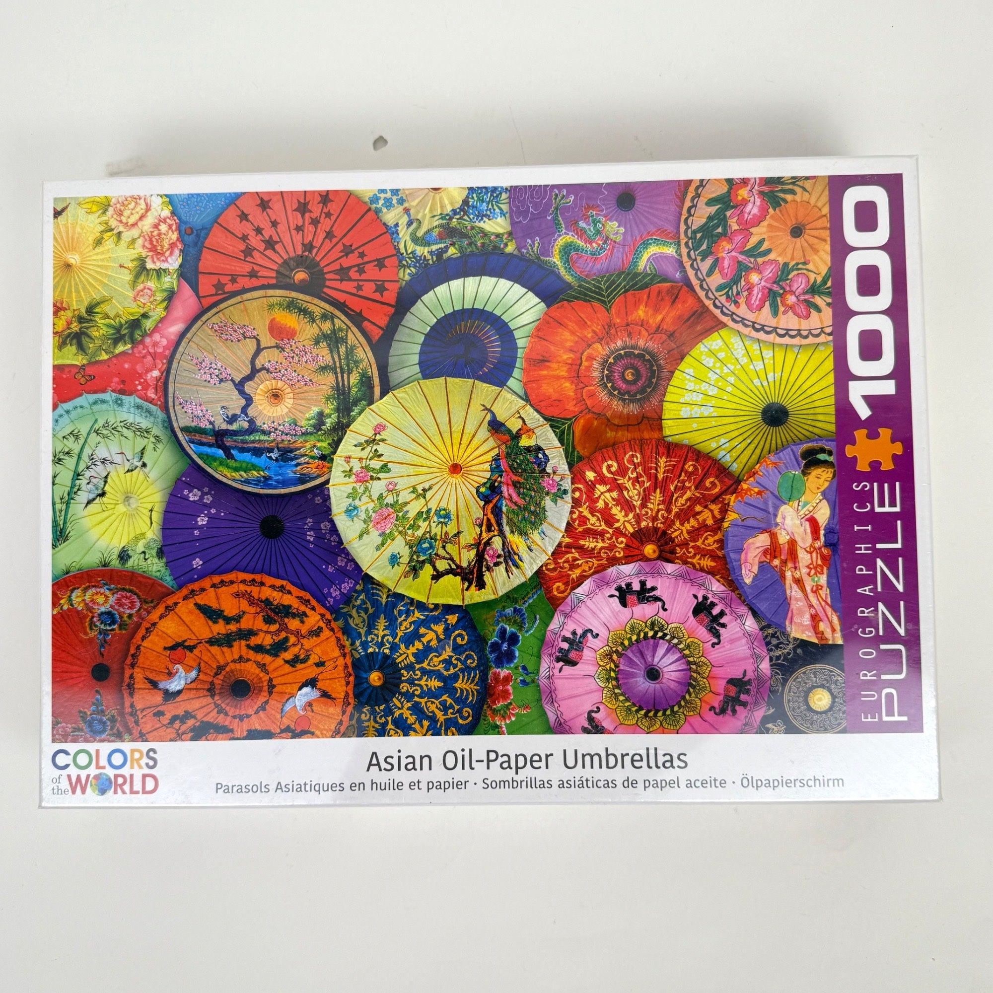 Eurographics Colors of the World 1,000-Piece Jigsaw Puzzle Asian Oil Paper Umbrellas