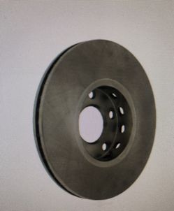 Volkswagen & Audi Black Coated Brake Rotor