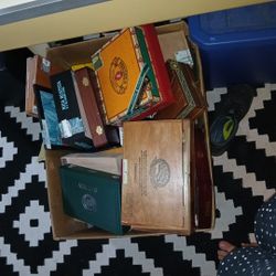 Huge Box Of Cigar Boxes
