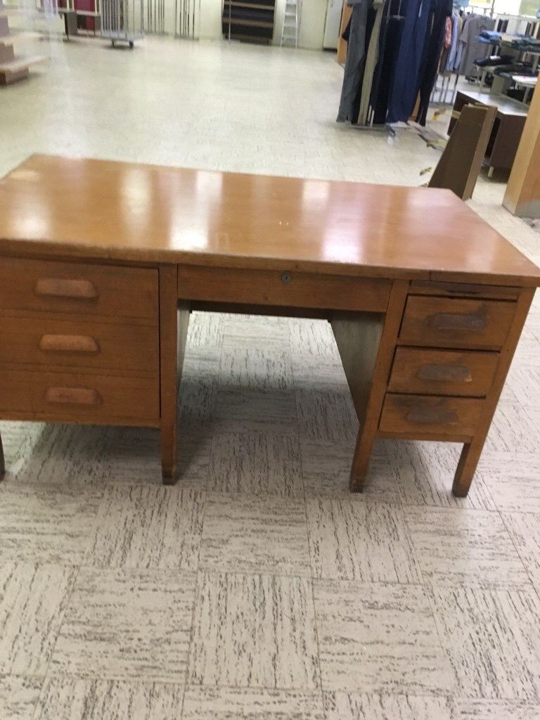 Antique Oak Desk