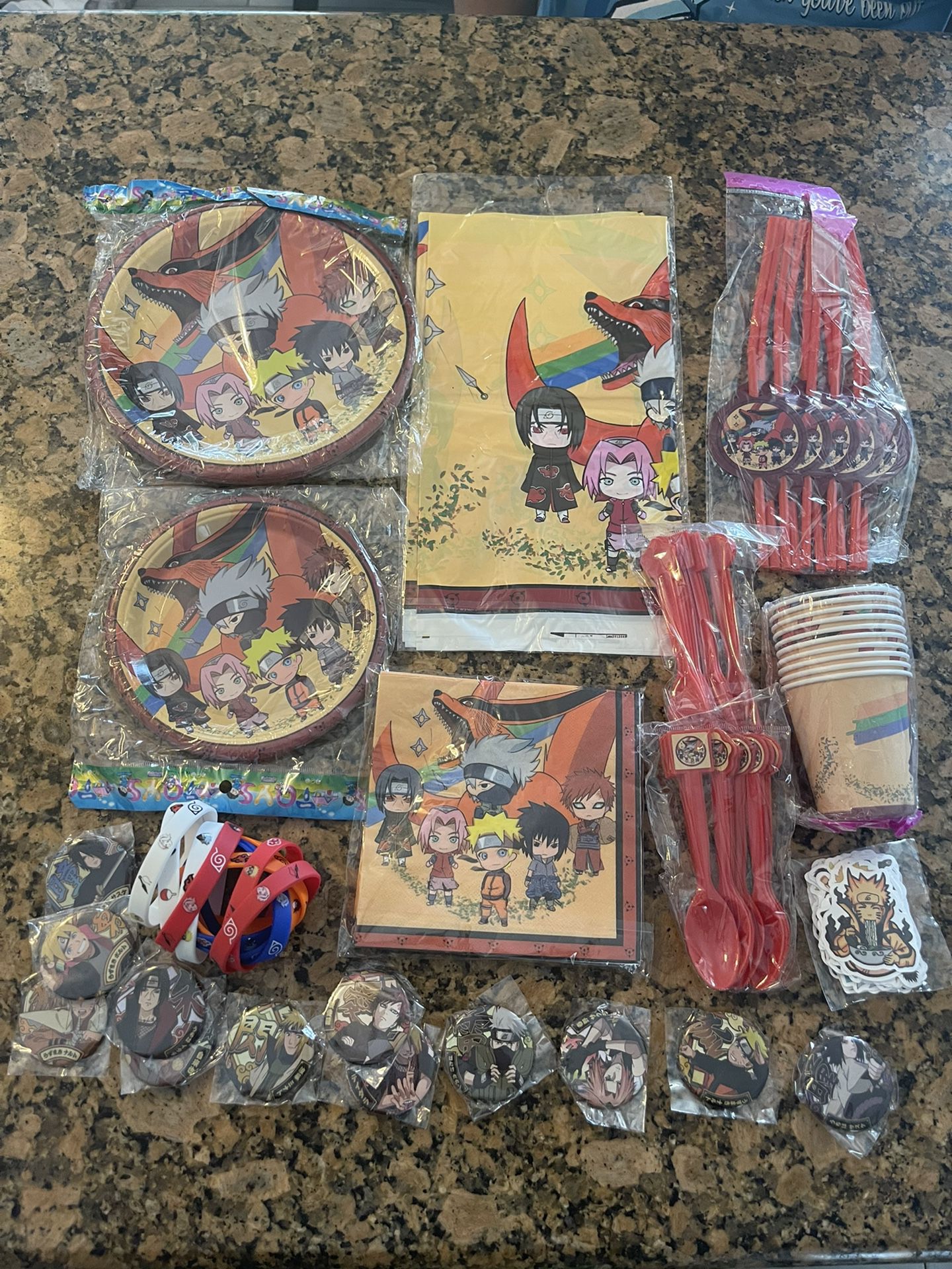 Naruto Theme Birthday Party Decoration Bundle