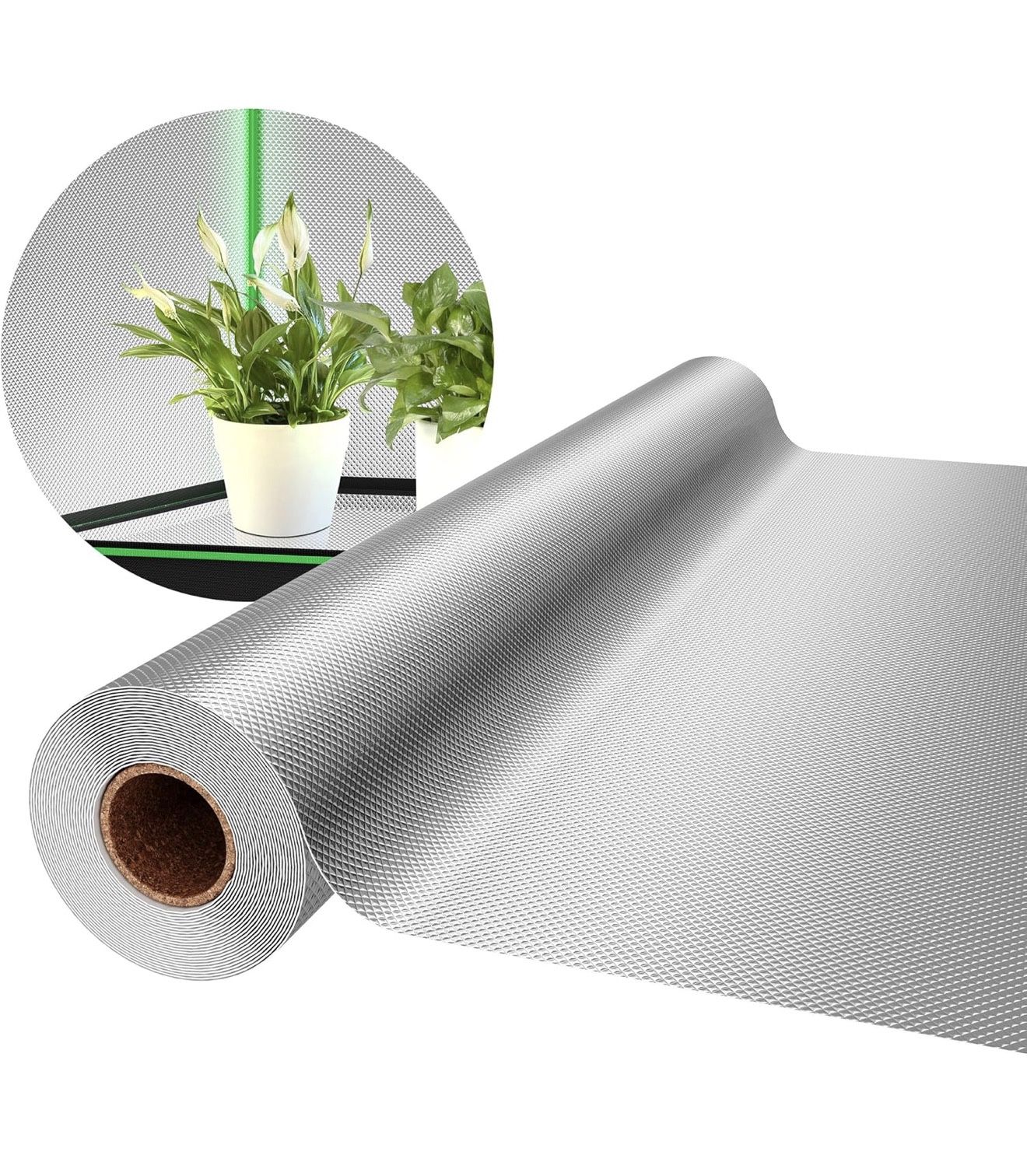 VIVOSUN 6 Mil Mylar Film Roll, 4 ft. x 100 ft. Diamond Film Foil Roll