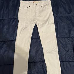White 510 Levi Jeans