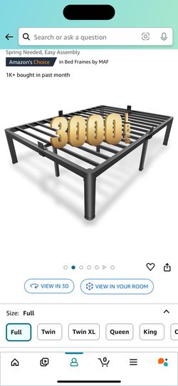 Full SIZE BED FRAME