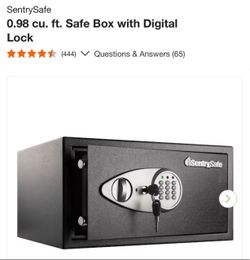 SentrySafe 0.98 cu. ft. Safe Box with Digital Lock