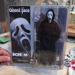 RARE Scream 4 SCRE4M NECA Ghost Face 8" Clothed Action Figure Vaulted SEALED