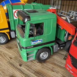 Bruder kids trucks. X4 Great condition