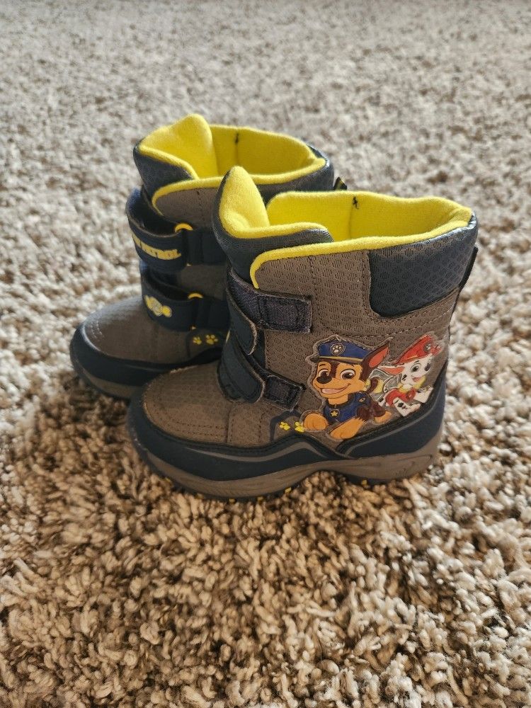 Paw Patrol Winter Boots - Size 10